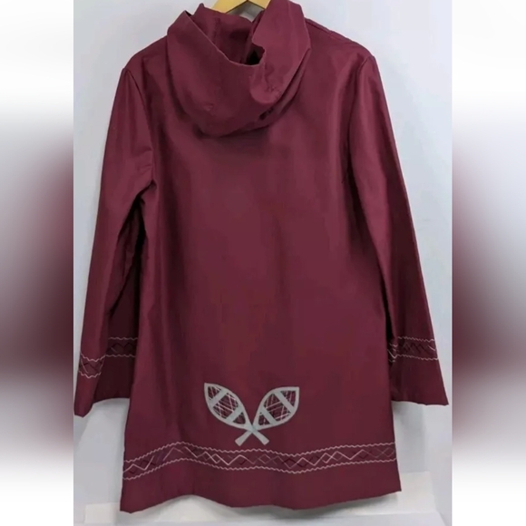 Vintage Northern Sun Embroidered Trench Coat - Size 10, Gemini Fashions - Picture 6 of 14